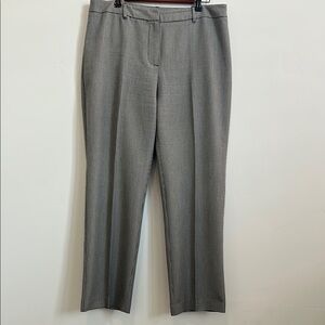 Chico’s Houndstooth Black & White Trousers, belt loops, Size 12 / Chico's 2